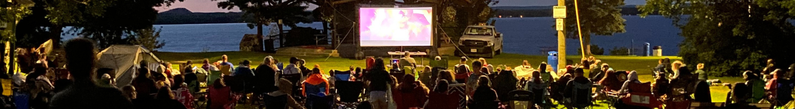 Movie in the Park showing from 2023 at Robert Simpson Park