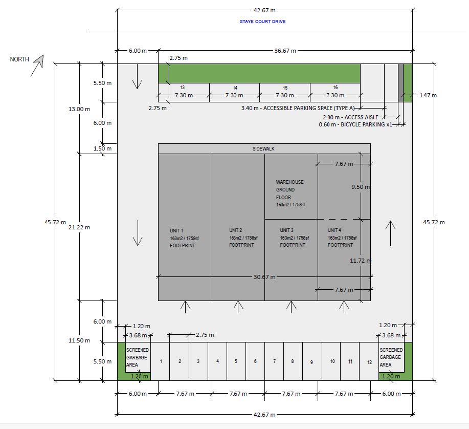 Site Sketch for 130 Staye Court Drive